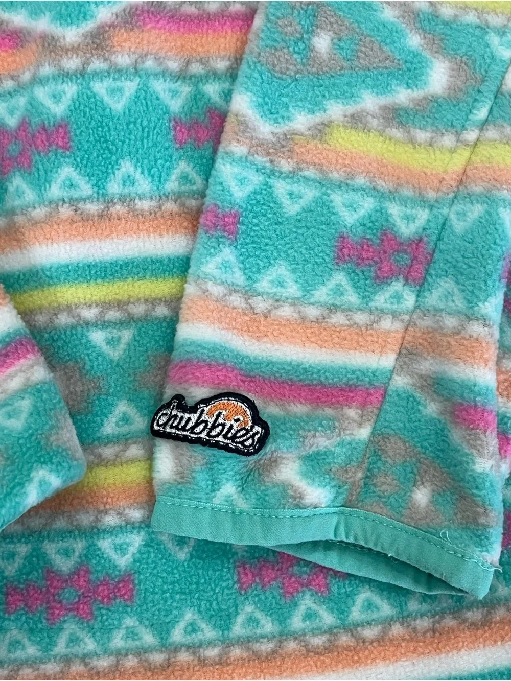Chubbies The Flame Commander Mens XXL ¼ Zip Fleece Pullover Aztec